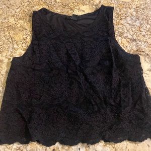 Forever 21 Lace Cropped Top